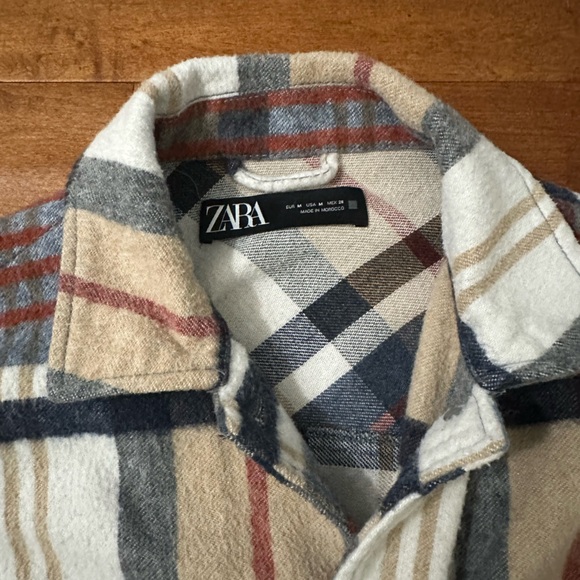 Plaid Button-Up Jacket - Picture 2 of 4